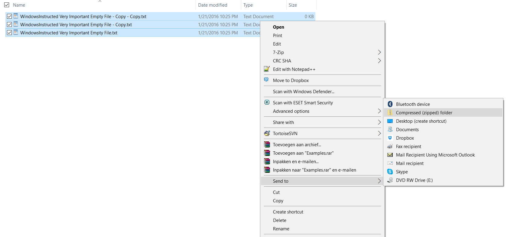 How To Zip Files In Windows 10
