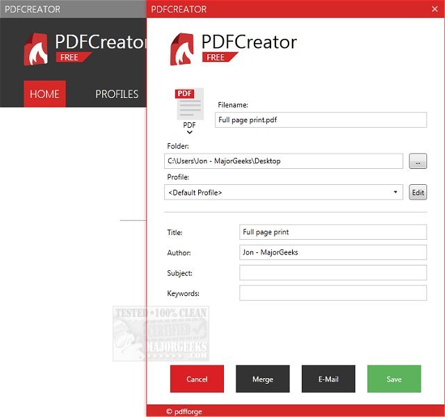 Pdf creator plus free download software